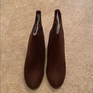 Brown Christian Siriano Ankle boots